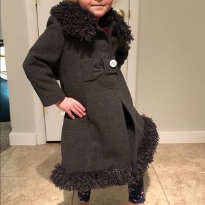 BNWT Rothschild dark grey pea coat